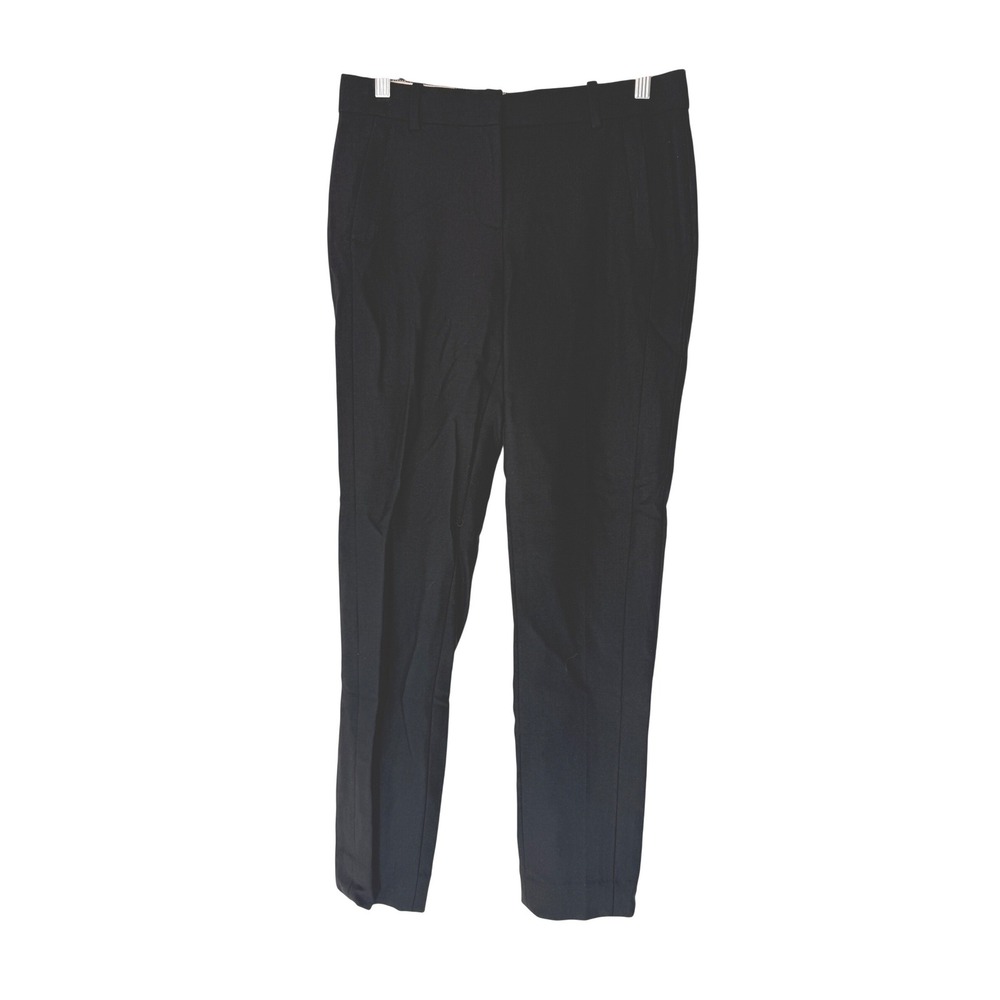 J.Crew Maddie Full-Length Trouser Pants Black Women's Office Work Career Size 2